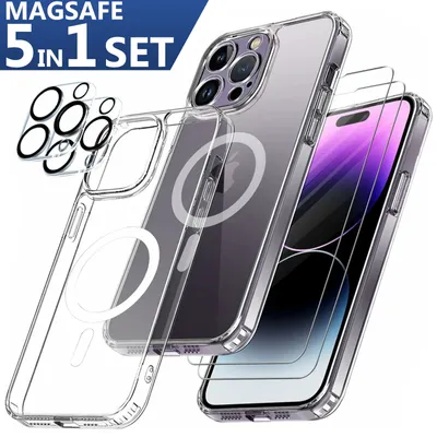 Produktbild von MagSafe Hülle für iPhone 11 inkl. 2x Display Panzerglas und 2x Kamera Schutz Glas Panzerfolie