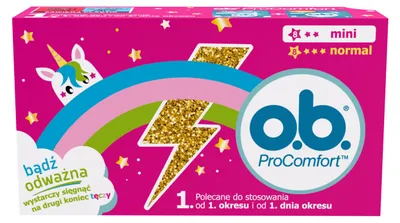 Zdjęcie produktu dla o.b. ProComfort Tampony Mini i Normal 16 szt.