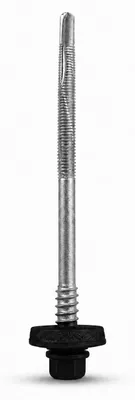 Produktbild von Etanco Sandwichplatten-Schrauben gRey.coat Korrosionschutz mit EPDM Dichtung für Stahl bis 12 mm RAL 9005 Tiefschwarz 5,5 x 110 mm 100 St.