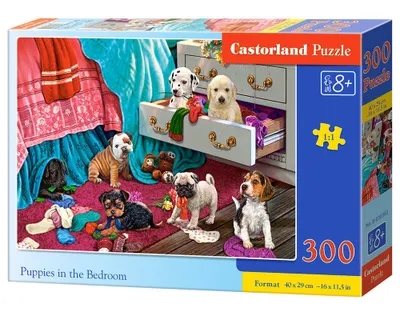 Produktbild von Puzzle 300 Elemente Welpen