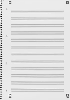 Image de Bloc-notes A4+ réglure 14 (sans lignes de repère) 50 feuilles, paquet de 10