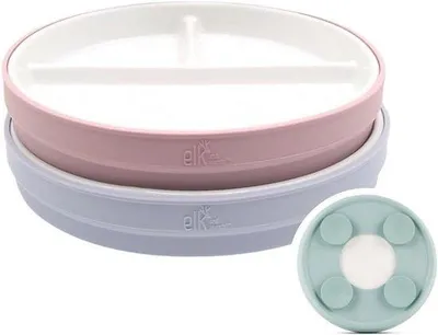 Produktbild von Keramik-Kinderteller-Set mit Anti-Slip-Griff für Kleinkinder