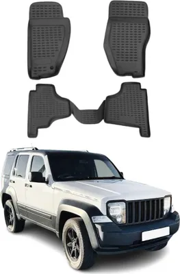 Zdjęcie produktu dla 2007-2012 Jeep Liberty dywaniki TPE czarne 4 szt.