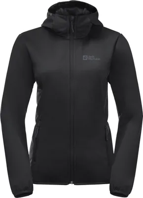 Produktbild von Jack Wolfskin WINDHAIN HOODY Damen black L