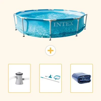 Produktbild von Frame Pool Rund - 305x76 cm - 4-teilig SCB81