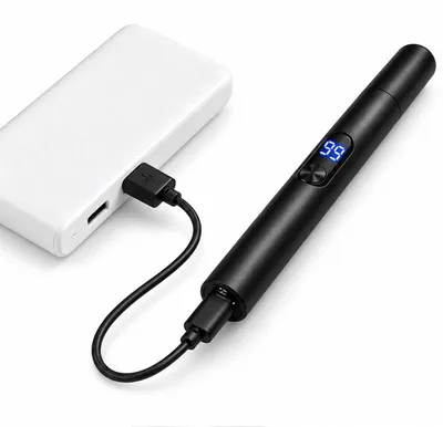 Produktbild von Elektrischer Nasenhaartrimmer, Nasen und Ohrhaartrimmer mit 360° Rundklinge, Augenbrauentrimmer, Type C Ladefunktion und LCD Display