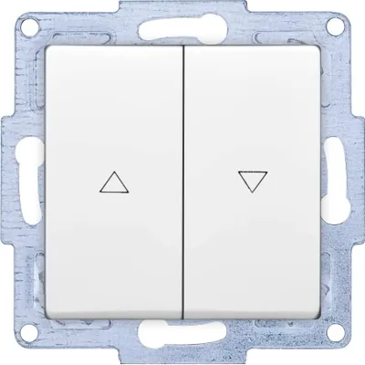 Produktbild von Gunsan VISAGE + MODERNA Modul Jalousietaster Rolladentaster Weiss