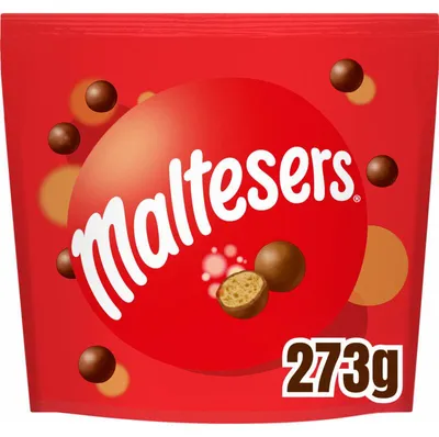 Produktbild von Maltesers Family Pack 273g – Leichte, knusprige Malzkugeln in Milchschokolade