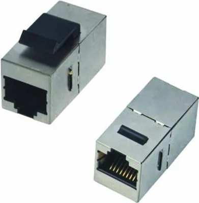 Immagine prodotto di DATACOM Pannello connettori STP 2 x RJ45 (8p8c) Cat5e, diritto, plastica