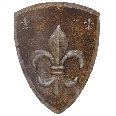 Produktbild von Eisenschild Ritterschild Ritter Wandschild Schild Wappen Antik-Stil 71cm