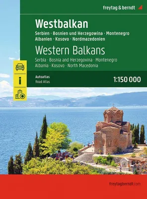 Produktbild von freytag & berndt Autoatlas Westbalkan 1:150.000