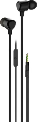 Produktbild von ViVanco™In Earphones mit Silikon Buds, Kabelgebunden, Anrufe/Musik, 20 - 20000 Hz, Kopfhörer, Schwarz