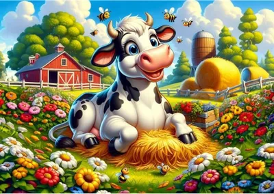 Immagine prodotto di ART PUZZLE Puzzle Mucca e amici 50 pezzi