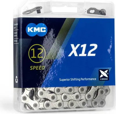 Obrázok produktu pre Grandinė KMC X12 Sidabrinis 12-speed 126-links