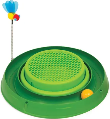 Produktbild von Catit 3in1 mit Gras und Spielzeug grün