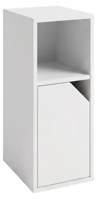 Produktbild von Schmale Schrank mit Türen, offener Nische und Regal in der Mitte, 25 x 34 x 61,5 cm