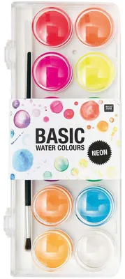Produktbild von Basic Neon Water Colours 12 Farben