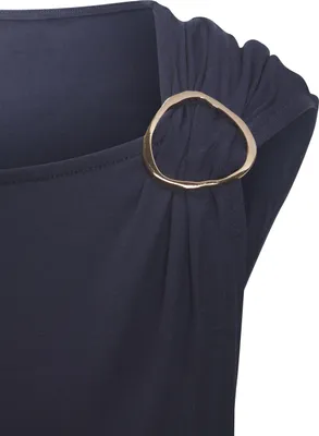 Produktbild von VIVANCE Kurzarmshirt navy Größe 32/34