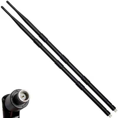 Produktbild von 4G LTE 18dBi SMAm Peitschenantennen-Set x2