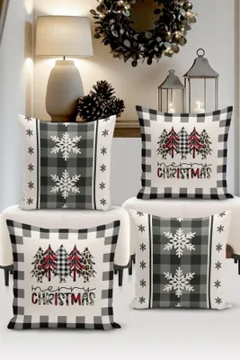 Obrázok produktu pre Evila Originals, kvalitná súprava na vankúše (4 kusy), 43x43 cm, 100% polyester, možnosť prania