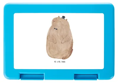 Produktbild von Mr. & Mrs. Panda Lunchbox Murmeltier - Weiß - Geschenk, Aufbewahrungsbox essen, Bento Box, Freundlichkeit, Knigge, Bentobox, Brotzeitdose, Kinderbrotdose, Anstand