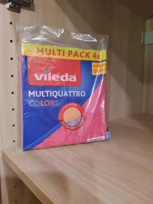 Obrázek produktu pro Vileda Multiquattro Colors Hadřík 4 Ks 168060