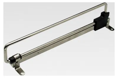 Produktbild von Verstellbare Kleiderstange aus Edelstahl, Teleskop-Kleiderstange für Schränke, 25 cm (Silber)