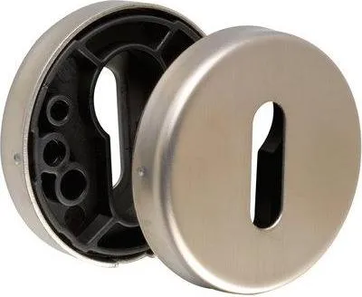 Image de Paire de rosaces rosette 6420 inox BEZAULT Clé L pour LC 1/2/3 - 81572