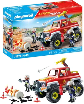 Image de Plm Vehicule Pompiers Bidon Enflamme