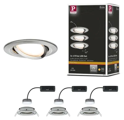 Productafbeelding van Paulmann LED inbouwspot Nova Plus, basisset, kantelbaar