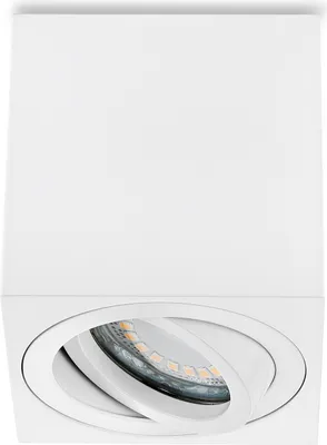Produktbild von Sweet LED Aufbaustrahler weiß eckig Aufbauspot GU10 5W Aluminium Deckenspots