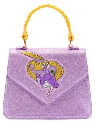 Produktbild von Disney Store Offizielle Rapunzel Handtasche - Tangled Princess Geldbörse mit geflochtenem Griff
