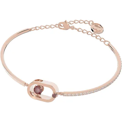 Produktbild von Swarovski Damen Armband Una Rundschliff Rot Roségold 5620553