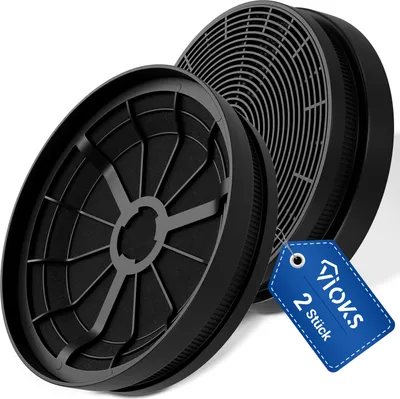 Produktbild von Kohlefilter Set 2 Stück passend wie Respekta MIZ0023N 175mmØ für Dunstabzugshaube