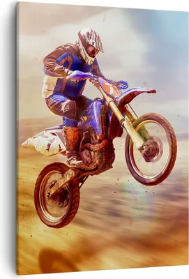 Produktbild von Bild auf Leinwand - Leinwandbild - Einteilig - Motor Sport Helm - 50x70cm - Wand Bild - Wanddeko - Wandbilder - Leinwanddruck - Kunstdruck - Wanddekoration - Leinwand bilder - Wandbild - PA50x70-3881