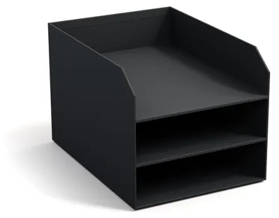 Image de Support de rangement pour documents avec 3 compartiments