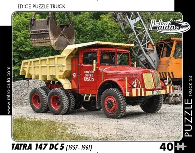 Obrázok produktu pre Puzzle TRUCK 24 - Tatra 147 DC 5 (1957 - 1961) 40 dielikov