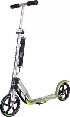 Produktbild von HUDORA BigWheel® 205, Scooter grau/grün inkl. Kabelschloss (Bundle)
