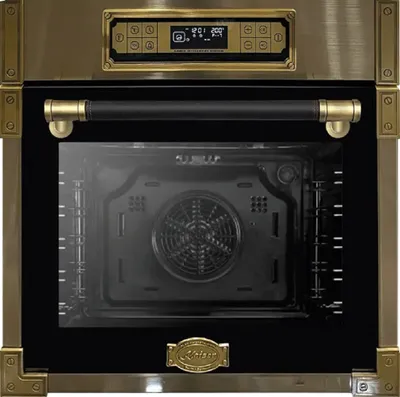 Produktbild von Kaiser EH 6726 AD Retro Einbau Backofen 80L Anthrazitfarbiges Glas