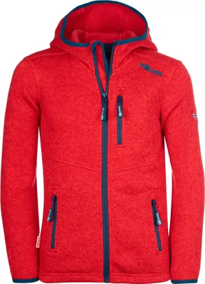 Produktbild von Trollkids Kinder Fleecejacke Rot 222-414 Grösse 164