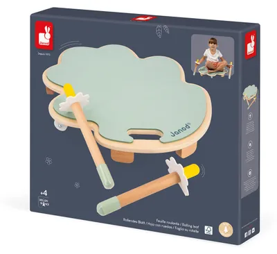 Immagine prodotto di Janod Sweet Cocoon - skateboard per bambini - tavola di equilibrio in legno
