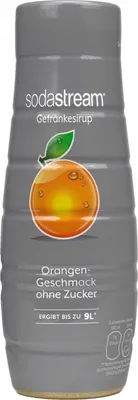 Obrázek produktu pro SodaStream Orange ohne Zucker Sirup 440ml, Dezertní sirup, Oranžová, 440 ml, Láhev, Láhev