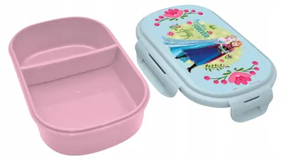 Zdjęcie produktu dla Śniadaniówka LunchBox Dla Dzieci Kraina Lodu Frozen Elsa i Anna do szkoły / FR50062