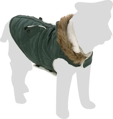 Productafbeelding van Flamingo winterjas Kimo, groen, ruglengte: 30 cm