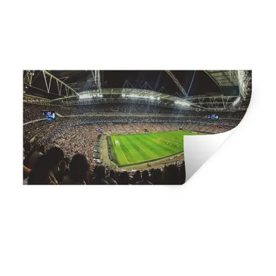 Produktbild von MuchoWow® Wandtattoo Wandsticker Wandaufkleber Stadion - Öffentlich - Fußball 120x60 cm Selbstklebend und Repositionierbar - Sticker - Dekorfolie