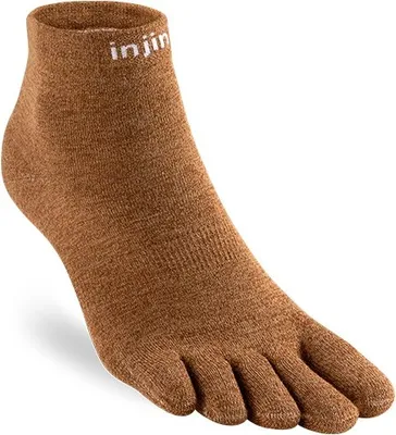 Image de Injinji Liner Chaussettes courtes Marron EU 37-40 Homme Marron EU 37-40