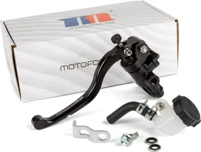 Produktbild von MOTOFORCE RACING Radial-Bremspumpe vorne mit schwarzem Hebel