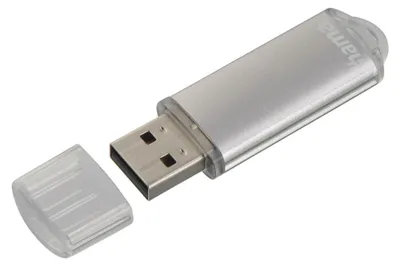 Zdjęcie produktu dla Hama FlashPen "Laeta" - USB-Flash-Laufwerk - 128GB - USB2.0 - Silber (108072)