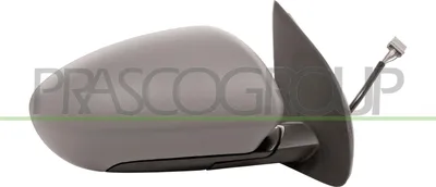 Produktbild von PRASCO DS7107333P Außenspiegel Seitenspiegel Rechts für NISSAN Qashqai / Qashqai +2 I (J10, NJ10) Beheizt Grundiert Elektrisch