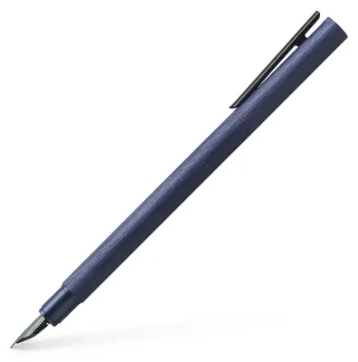 Produktbild von Faber Castell Füller Neo Slim Aluminium dunkelblau Feder EF